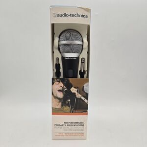 Audio-Technica ATR-1200 Cardioid Dynamic Vocal Instrument Microphone Open Box